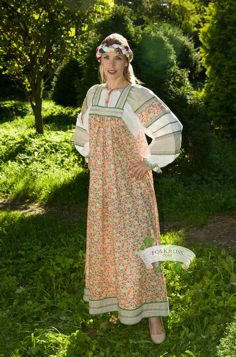 Traditional russian dress Mashenka for woman – Folk Russian clothing store | Folkruss.com