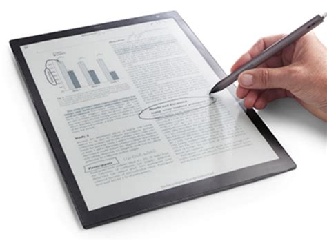 E Ink and Avalue unveil new Digital Paper tablet, a letter-sized device with an electronic paper ...