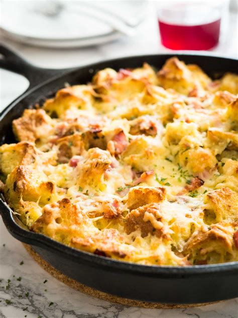 Ham and Cheese Breakfast Casserole | Plated Cravings