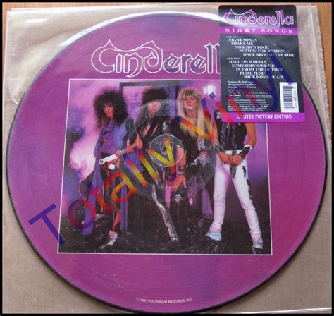 Totally Vinyl Records || Cinderella - Night songs LP Picture Disc ...