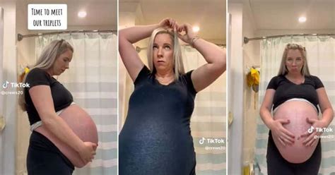 Mom pregnant with triplets documents pregnancy journey - Scoop Upworthy