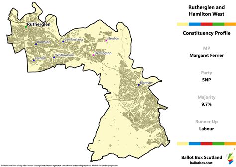 Rutherglen and Hamilton West Constituency Map – Ballot Box Scotland