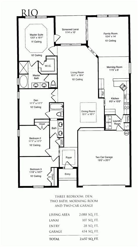 Awesome Single Family Home Floor Plans - New Home Plans Design