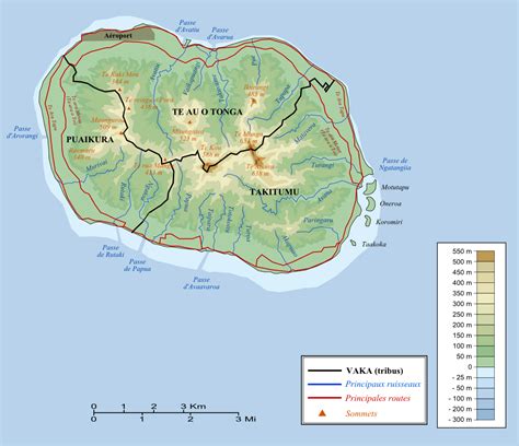 Map of the Cook Islands