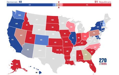 2022 Senate Election Forecast Maps - 270toWin