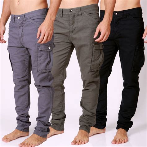 Men's NEW DESIGNER Cargo Pants Straight Leg TOUGH build Slim Fit $150rrp DOWNING | Cargo pants ...