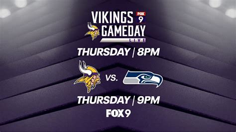 How to watch Minnesota Vikings vs. Seattle Seahawks preseason game on FOX 9 | FOX 9 Minneapolis ...