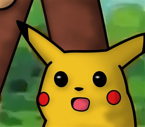 Pikachu Images: Pikachu Shocked Face Meme Generator