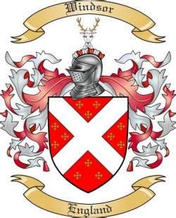 Windsor Family Crest from England by The Tree Maker