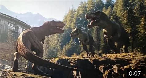 Buck and Doe meeting Rexy | Jurassic park world, Jurassic world dinosaurs, Jurassic park