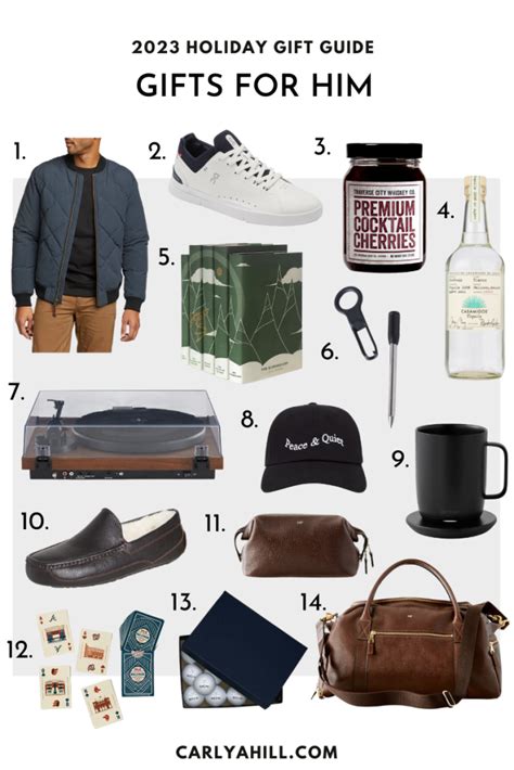 Holiday Gift Guide 2023: Gifts for Him | Carly A. Hill