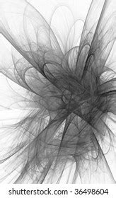 Fractal Abstract Art Black White Stock Illustration 2203432393 | Shutterstock