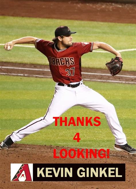 KEVIN GINKEL 2019 ARIZONA DIAMONDBACKS BASEBALL CARD