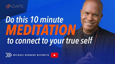 Do this 10 minute meditation to connect to your true self! w/ Michael B ...