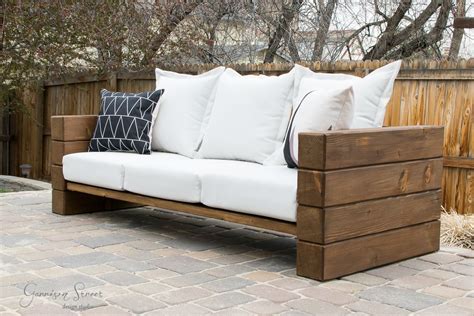 DIY Outdoor Sofa Restoration Hardware Knock-off Aspen Collection Outdoor Sofa Diy, Outdoor ...