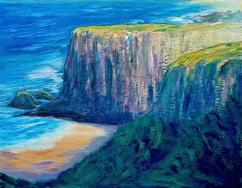 California Cliffs, Online Painting Lessons