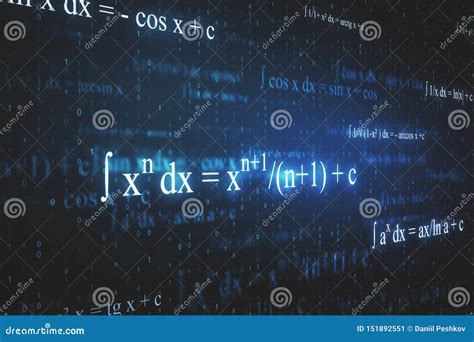 Creative math wallpaper stock illustration. Illustration of algebra - 151892551