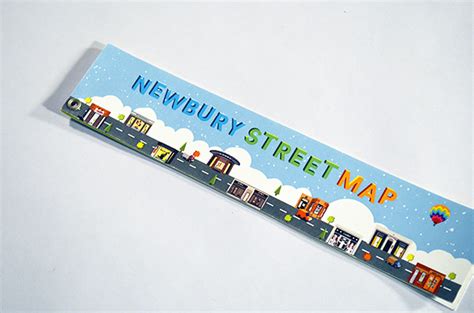 Newbury Street Map on MassArt Portfolios