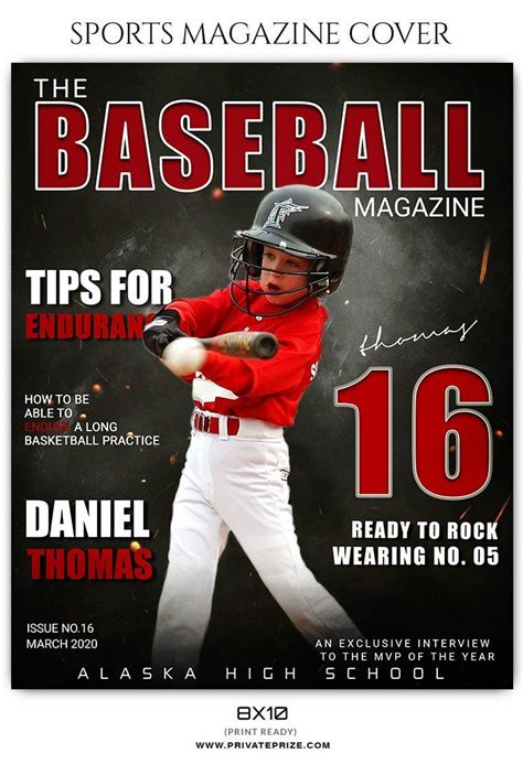 Buy Baseball - Magazine Cover Sports Photography templates Online ...