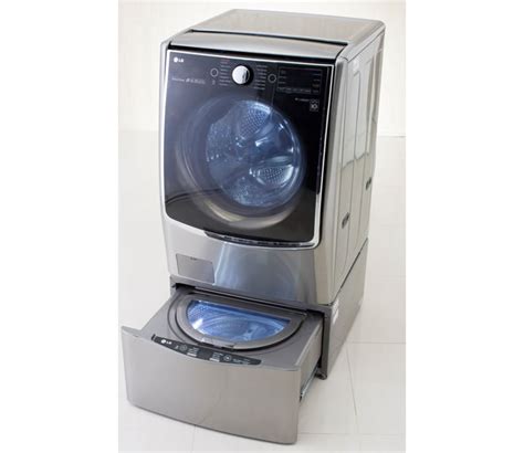 LG unveils world’s first washing machine with two separate loads to be washed simultaneously ...