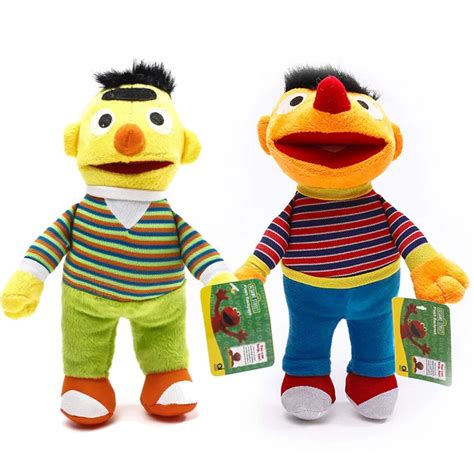 Cartoon Sesame Street Elmo Ernie & Bert Short Plush Toys Elmo Kids ...