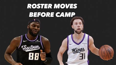 Kings announce Roster moves - YouTube