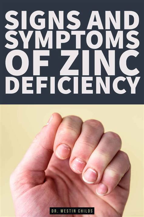 Zinc Deficiency Symptoms (How to Tell if you Need To Supplement) | Zinc deficiency, Zinc ...