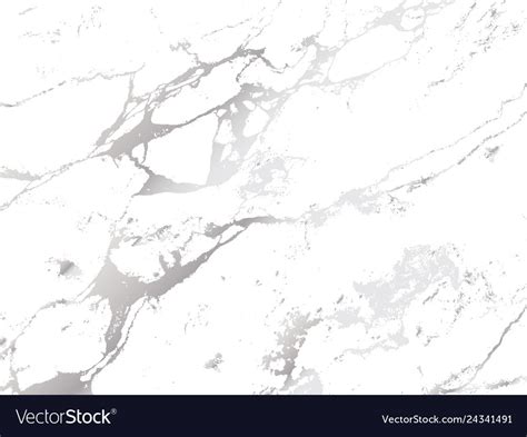 Marble texture background silver Royalty Free Vector Image