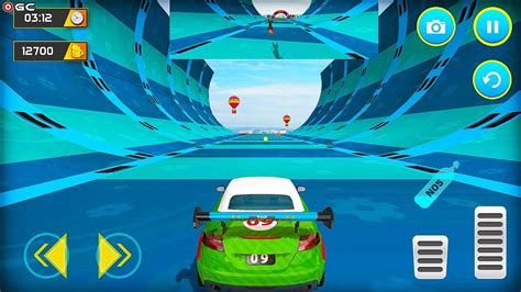 Dinosaur Car Chase Ramp Stunts / Best Car Racing Game / Android GamePlay - YouTube