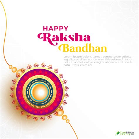 Download Happy Raksha Bandhan Indian Rakhi Festival Background | CorelDraw Design (Download Free ...