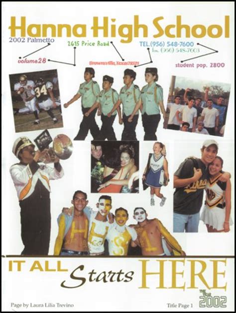 Explore 2002 Hanna High School Yearbook, Brownsville TX - Classmates