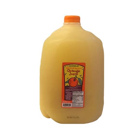 Juice Orange Fresh Squeezed (Kennesaw) Gallon - Jack Scalisi