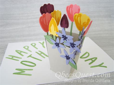 Qbee's Quest: Mother's Day Pop-up Card Video Tutorial