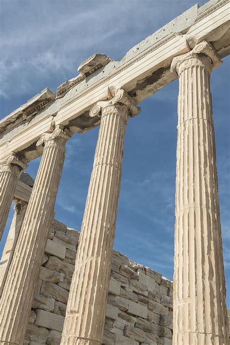 Parthenon Ionic Columns by Carrie Kouri | Parthenon, Ancient greek architecture, Greece architecture