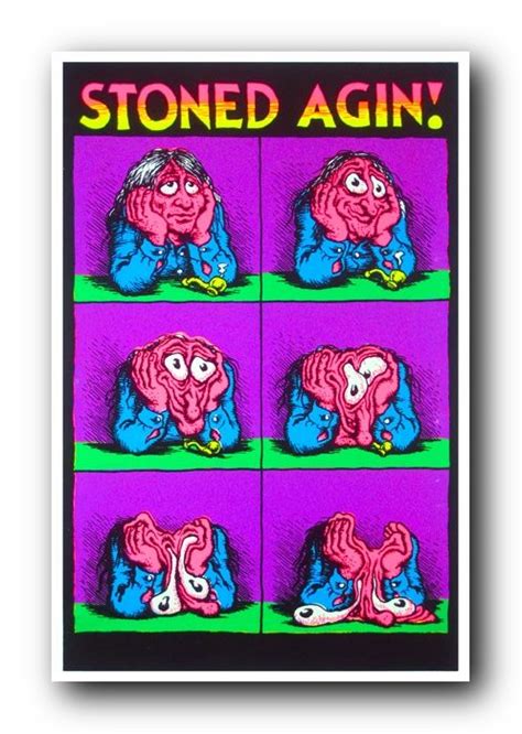 stoned-again-agin-face-melts-blacklight-poster-vpa2005 Posters Art ...