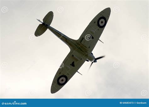 Luqa, Malta 28 September 2005: Spitfire in Outline. Editorial Stock ...