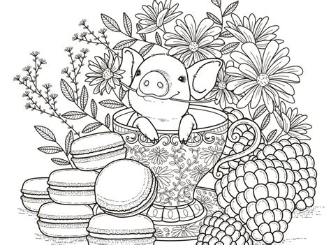 Tea Set Coloring Pages at GetColorings.com | Free printable colorings pages to print and color