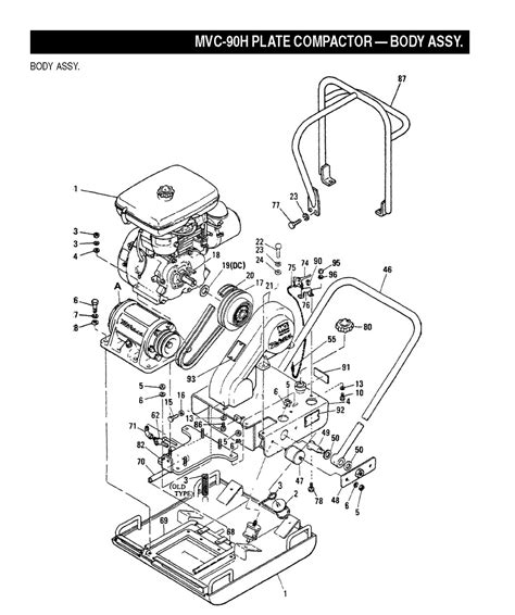 Wacker Plate Compactor Parts Diagram - alternator