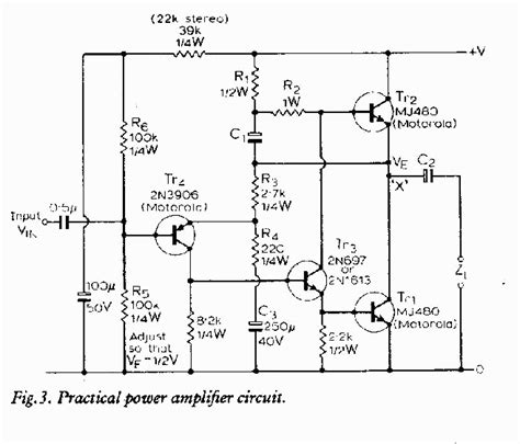 Circuit Diagram 10w Mini Audio Amplifier