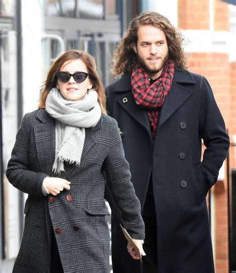 Emma Watson on a lunch date with her mystery boyfriend in London | GotCeleb