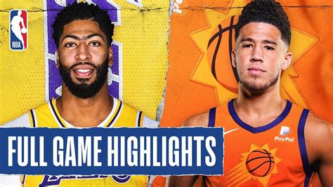 LAKERS at SUNS | FULL GAME HIGHLIGHTS | November 12, 2019 - YouTube