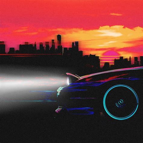 Vaporwave Synthwave Retrowave aesthetic car | Vaporwave, Synthwave, Follow me on instagram