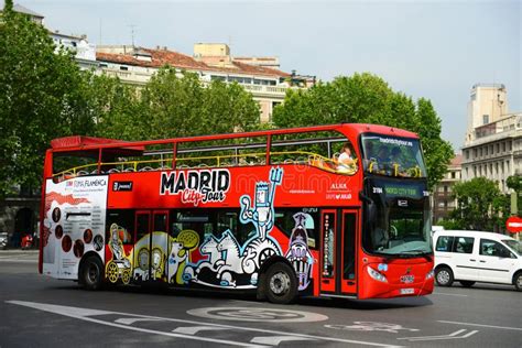 Madrid City Tour Bus, Madrid, Spain Editorial Photography - Image of ...