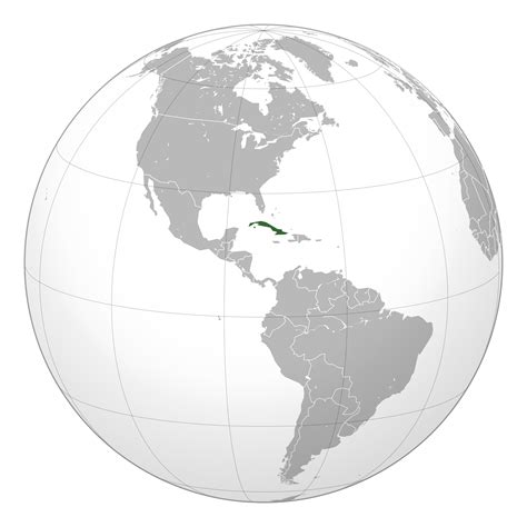 Large location map of Cuba | Cuba | North America | Mapsland | Maps of the World