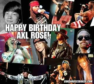 Axl Rose's Birthday Celebration | HappyBday.to