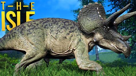 The Isle - Novo Triceratops, Dificuldades De Um Herbívoro! | Dinossauros (#140) (PT-BR) - YouTube