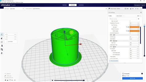 Ultimaker Cura - Slicing for Clay or Ceramic 3D Printing - YouTube