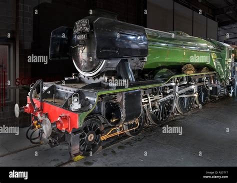 The Flying Scotsman steam train, National Railway Museum, York, England ...