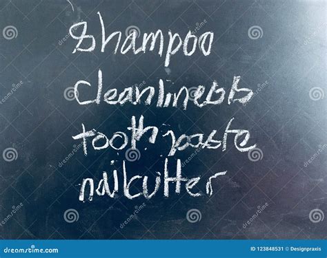 Personal Hygiene for Kids Handwritten on Blackboard Stock Image - Image of education, chalkboard ...