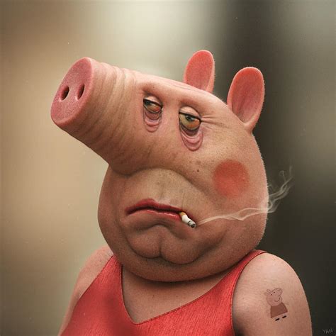 Creepy 3D Renderings of Pop Culture Characters